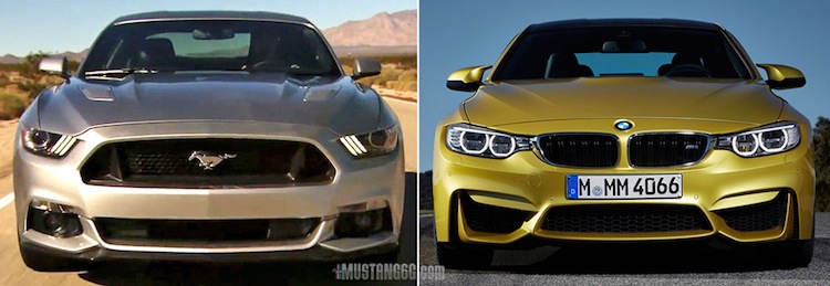 2013 Ford mustang gt vs bmw m3 #7