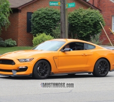 gt350 mustang fury orange mustang6g lightning spec spied euro ecoboost