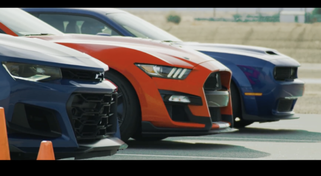 Drag Race Showdown Gt Vs Challenger Hellcat Redeye Vs Camaro