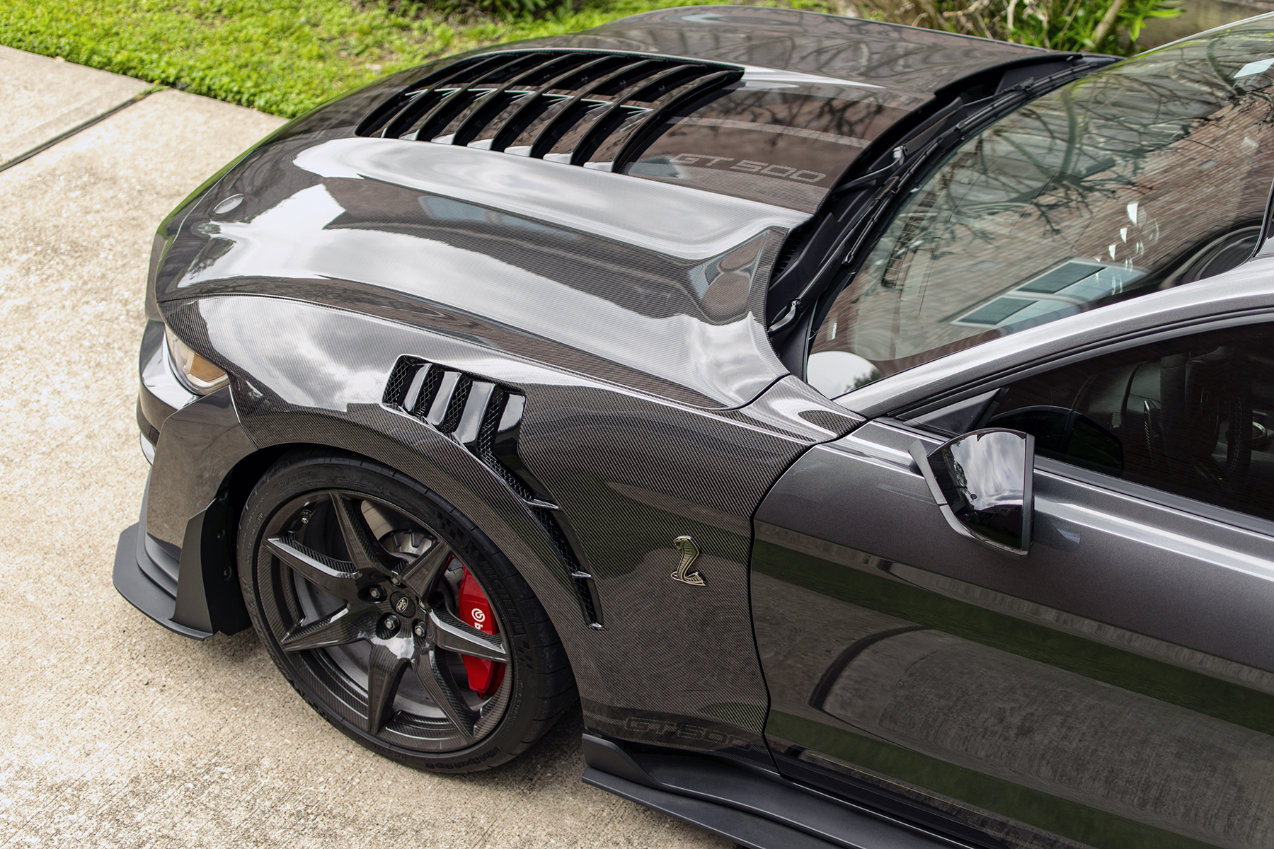 Installed Anderson Carbon Fiber Fenders And Hood On Our CFTP GT500