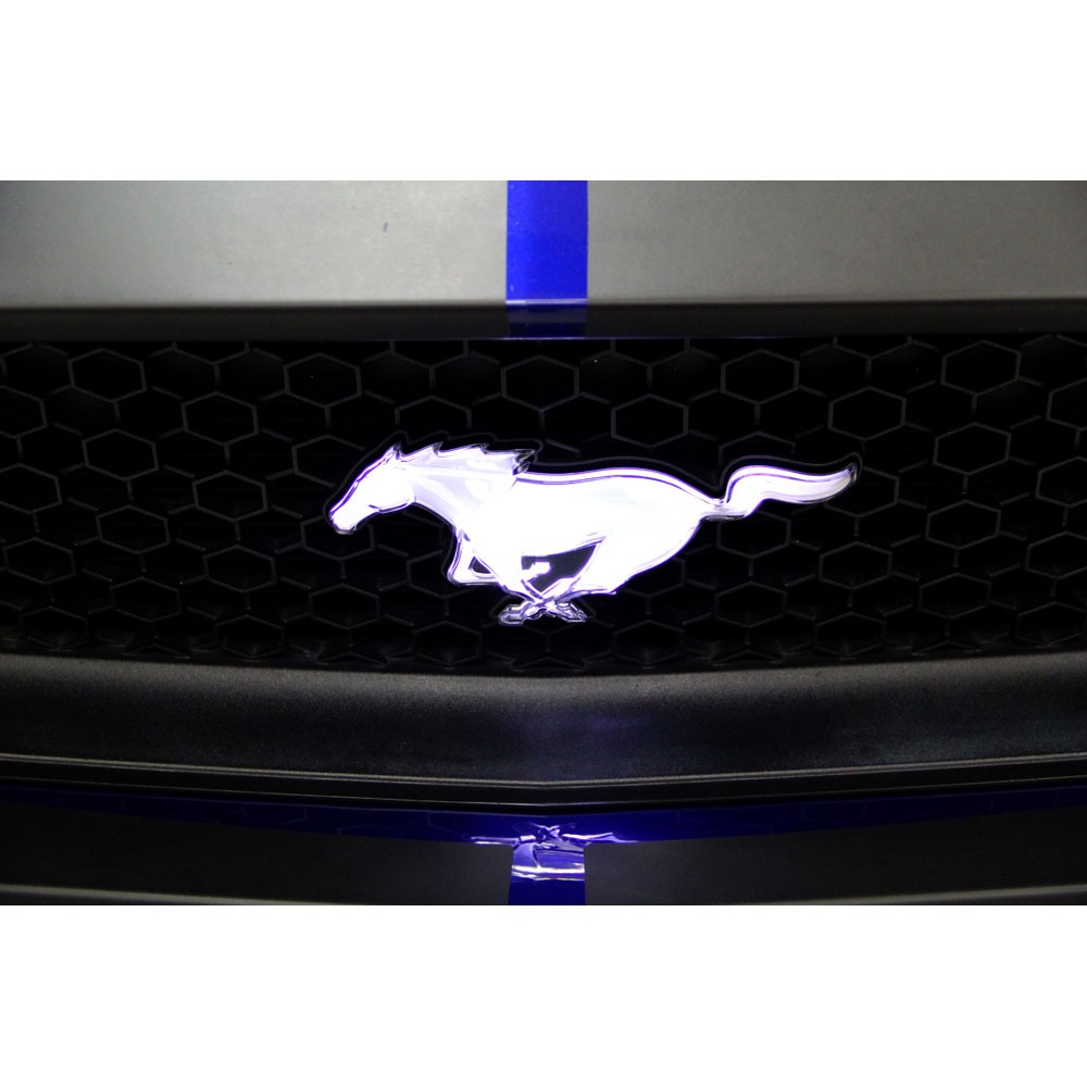 Ford Light Up Front Grille Pony Emblem for 2015, 2016 and 2017 Mustangs ...