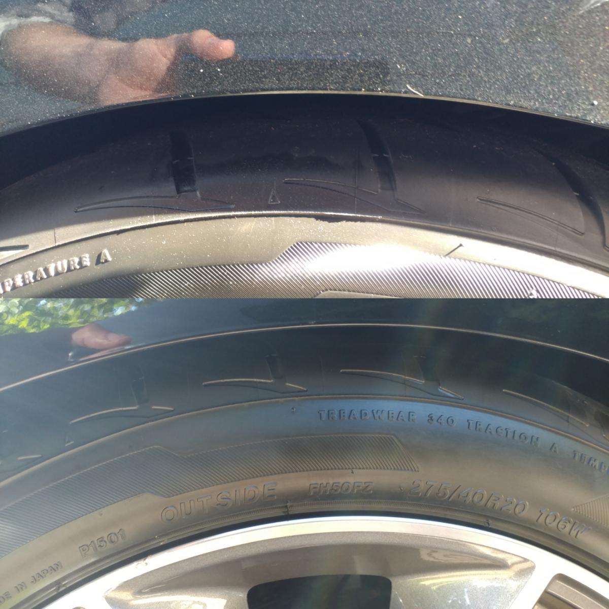 Issue with one tire sticking out further than the other | 2015+ S550 ...