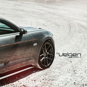 2015 Mustang GT Magnetic Grey on Velgen Wheels
VMB5s Matte Gunmetal 
20x9 & 20x10.5

http://velgenwheels.com