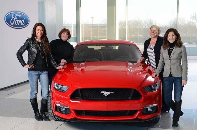 Ford mustang woman #3