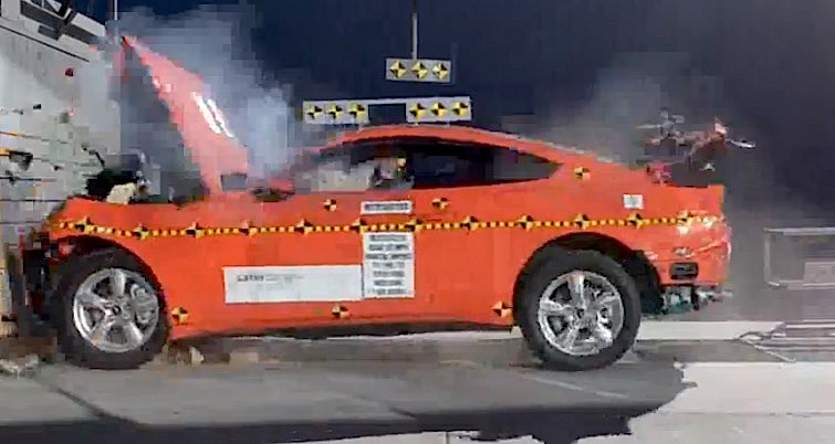 2002 Ford mustang crash test rating #7